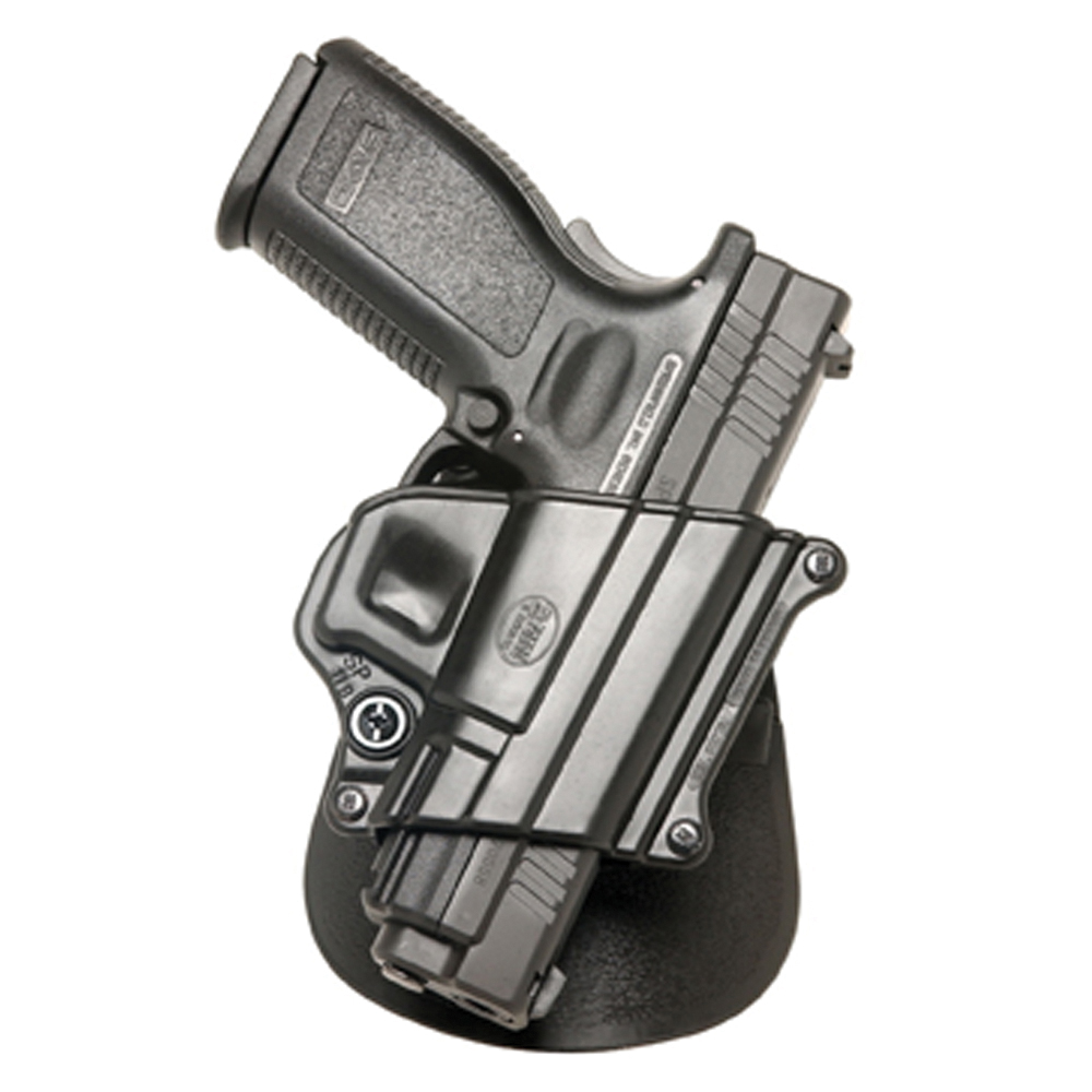 Fobus Compact Right Hand Springfield XD/XD(M) Holster, Smooth Black - SP11B - Fobus Usa