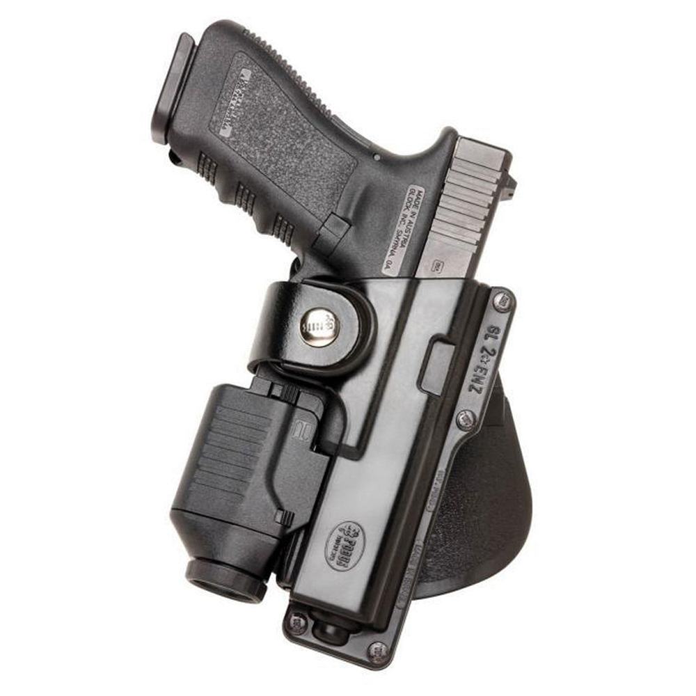 Fobus Tactical Right Hand Glock 17/22/31 Holster, Belt Clip Mount, Smooth Black - GLT17