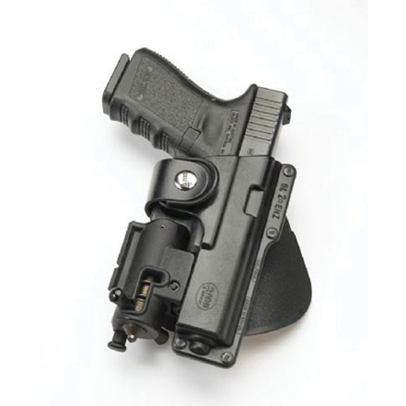 Fobus Tactical Right Hand Glock 19/23/32 Holster, Belt Clip Mount, Smooth Black - GLT19