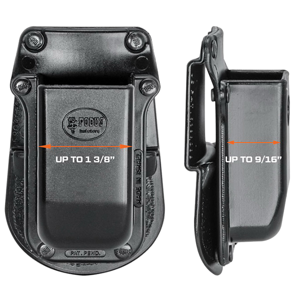 Fobus Single Magazine Pouch for 1911 and .45 ACP, Black - 390145 - Fobus Usa