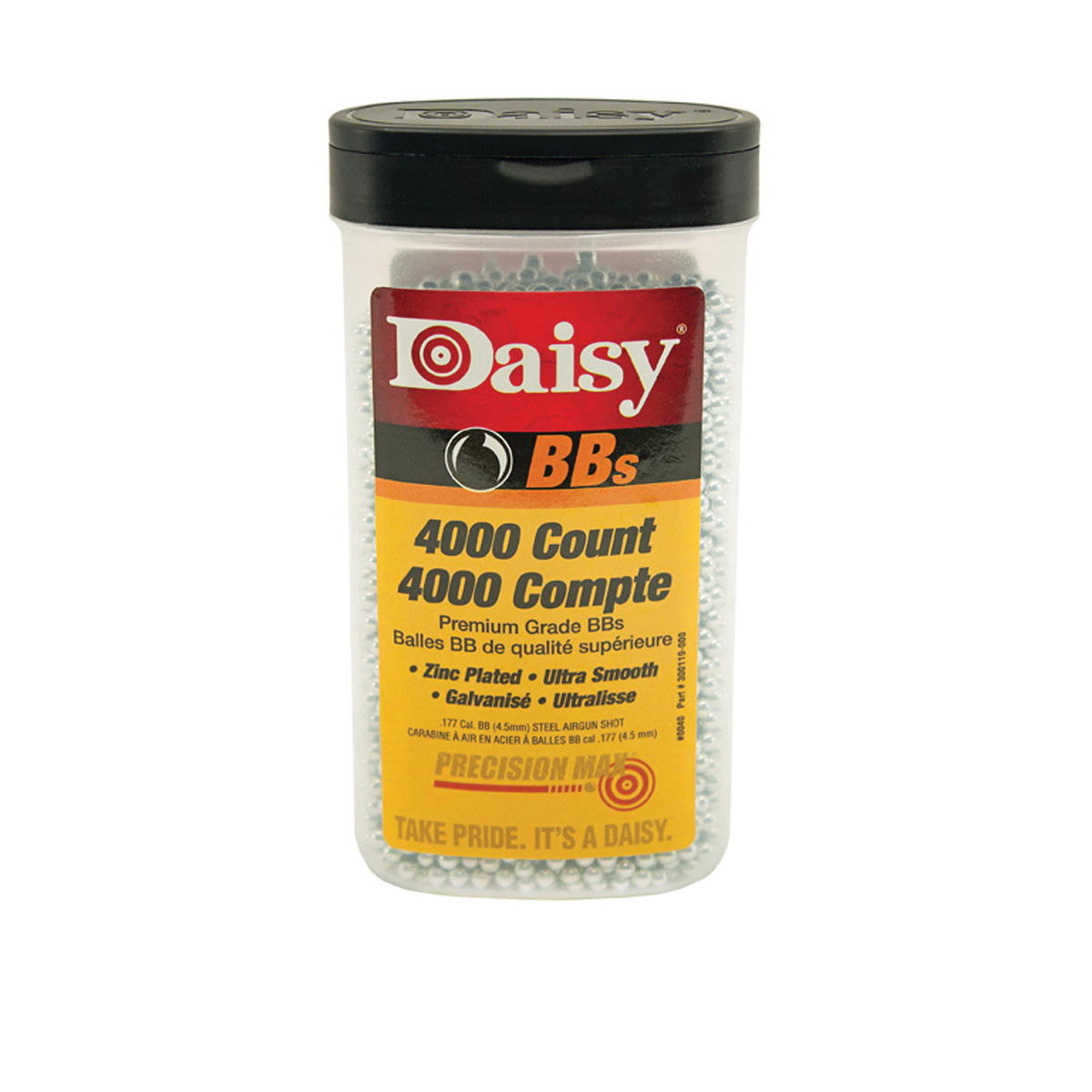 Daisy Outdoor Products Precisionmax .177 5.1 gr Round BB Bottle, 4000/pack - 980040-001 - Daisy Outdoor Products