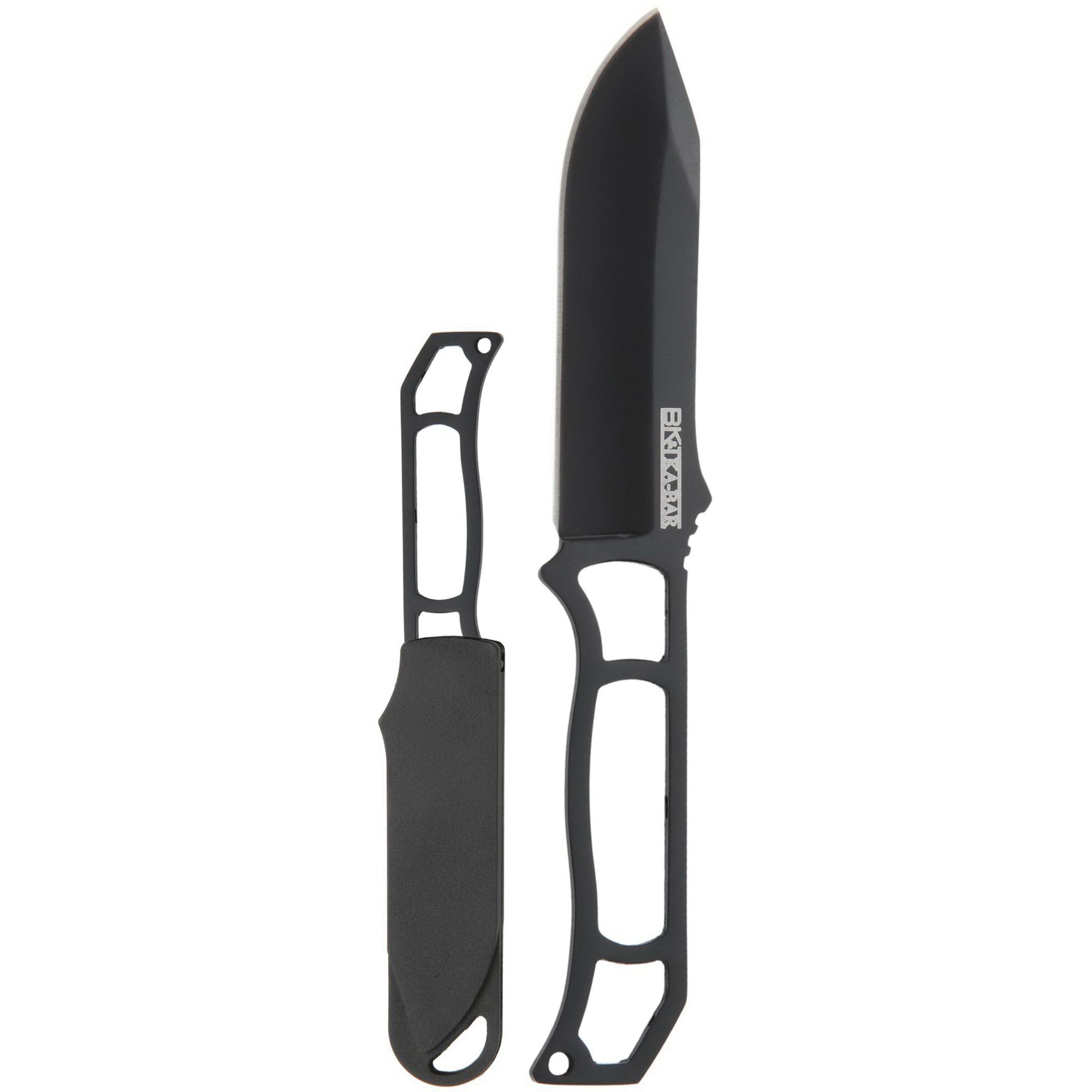 KA-BAR Becker Clip Point Skeleton, Fixed Blade Knife, 3.25", Black - BK23BP - Ka-Bar