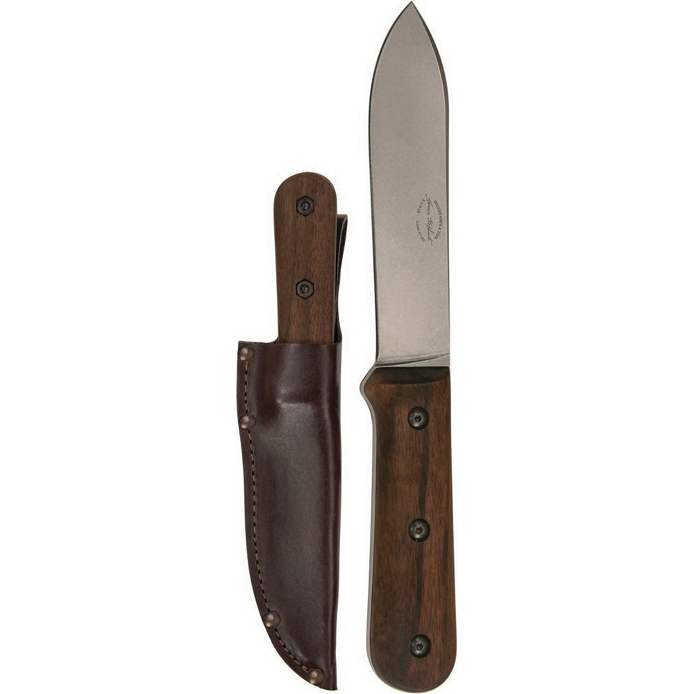 KA-BAR Becker Kephart Drop Point Fixed Blade Knife, 5.125", Brown - BK62