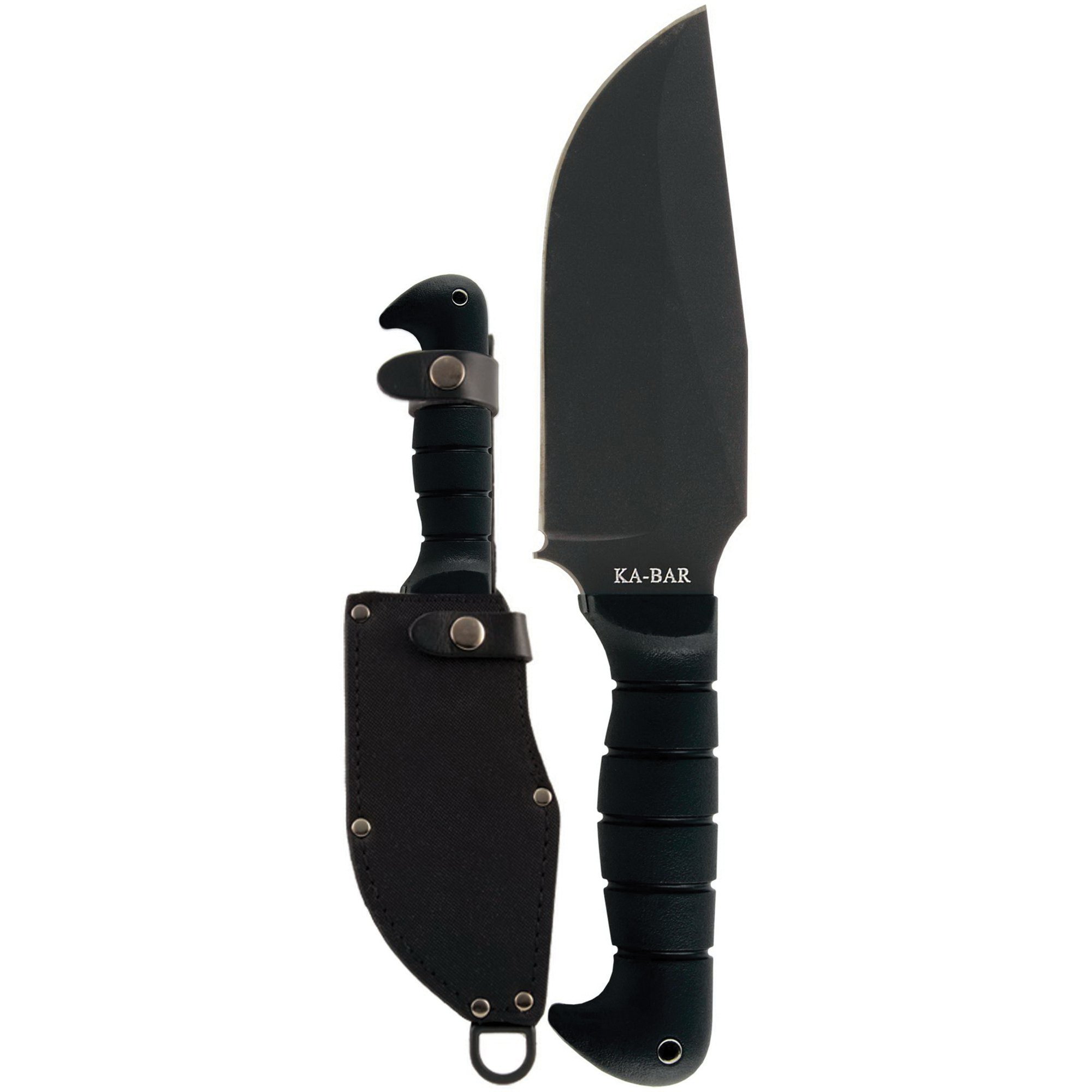 KA-BAR Heavy-Duty Warthog Fixed Blade Knife, 6.75", Black - 1278