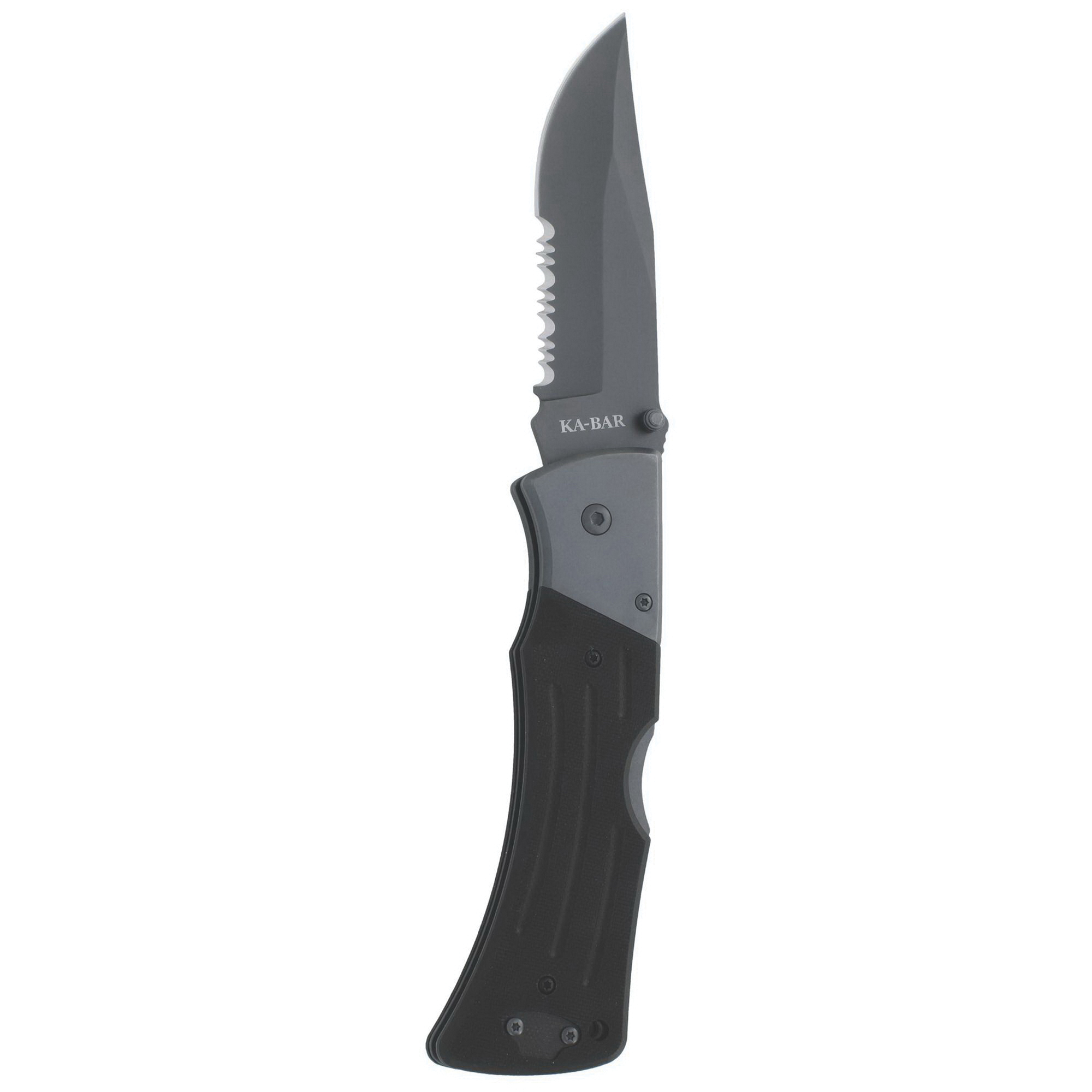 KA-BAR Mule Clip Point Folder Knife, 3.938", Black - 3063 - Ka-Bar