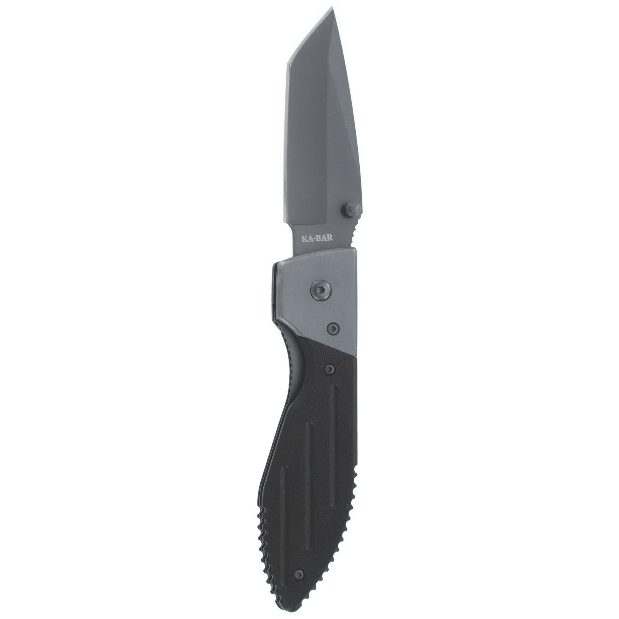 KA-BAR Warthog Tanto Folder Knife, 3", Black - 3074 - Ka-Bar