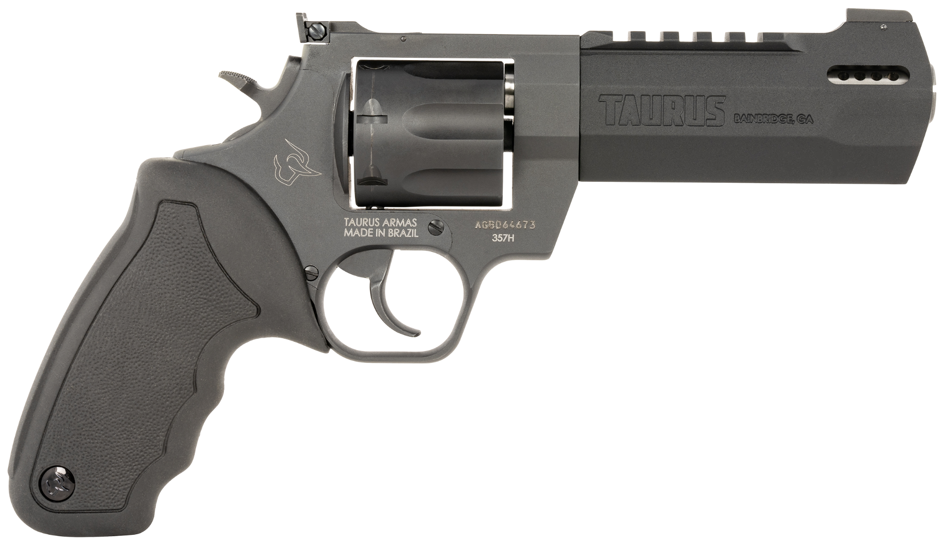Taurus Raging Hunter Large 5.12" .357 Mag/.38 Spl +P Revolver, Matte Black Oxide - 2-357051RH