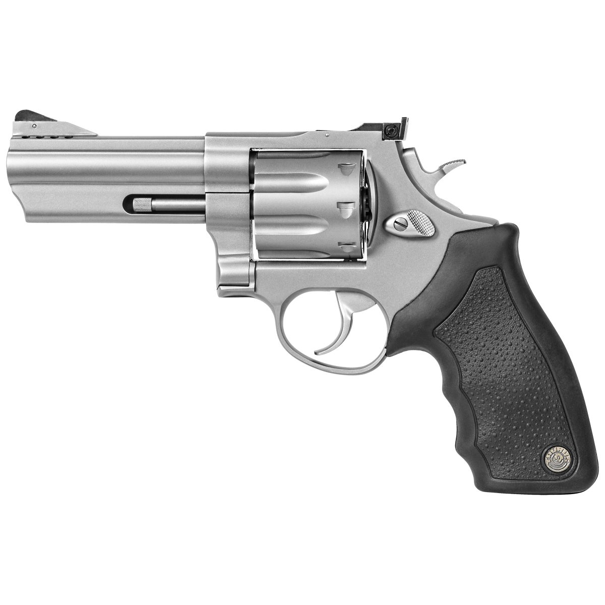 Taurus 608 Large 4" .357 Mag/.38 Spl +P Revolver, Matte Stainless Steel - 2-608049 - Taurus