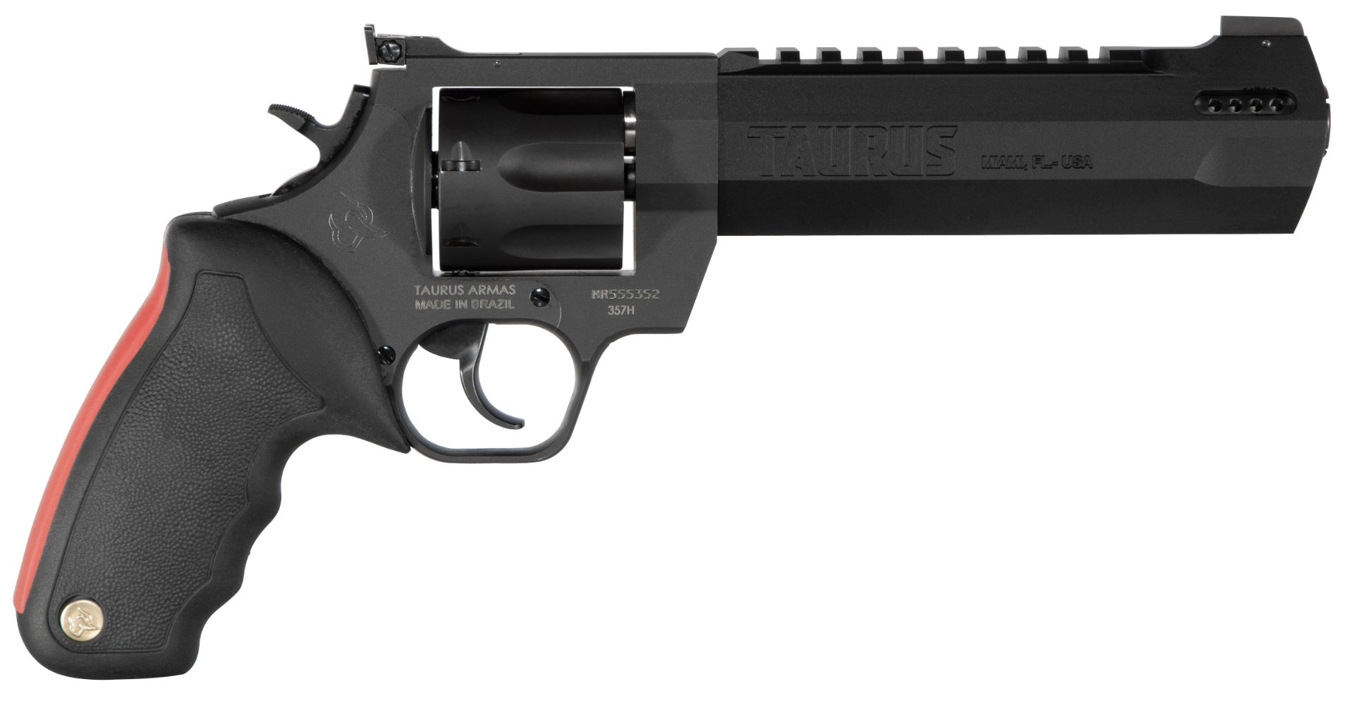 Taurus Raging Hunter Large 6.75" .357 Mag/.38 Spl +P Revolver, Matte Black Oxide - 2-357061RH