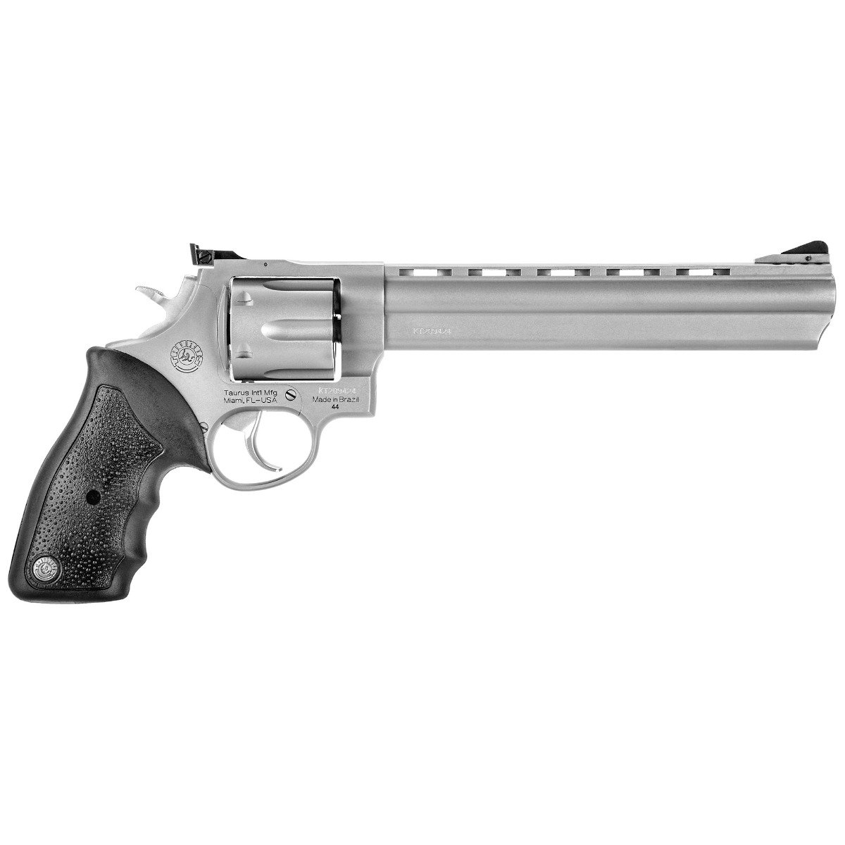 Taurus 44 Large 8.37" .44 Mag Revolver, Matte Stainless - 2-440089 - Taurus