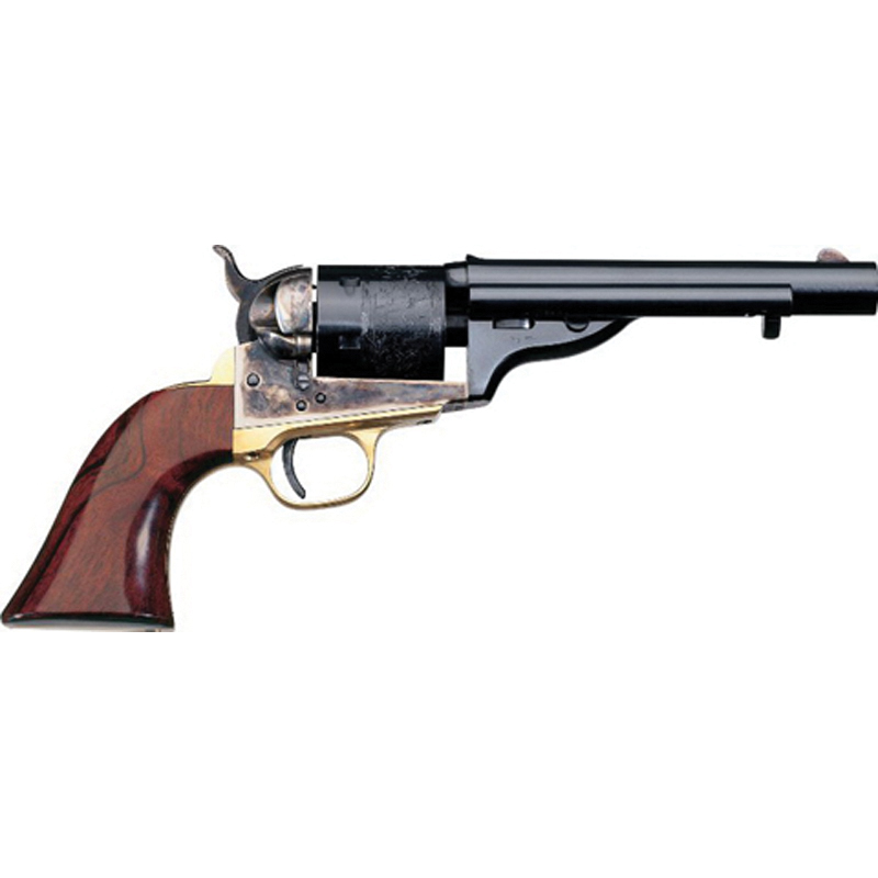 Taylors & Company Open Top Early Model Conversion- 1851 Navy 5.5" .45 LC Revolver, Case Hardened - 0917 - Taylors And Company