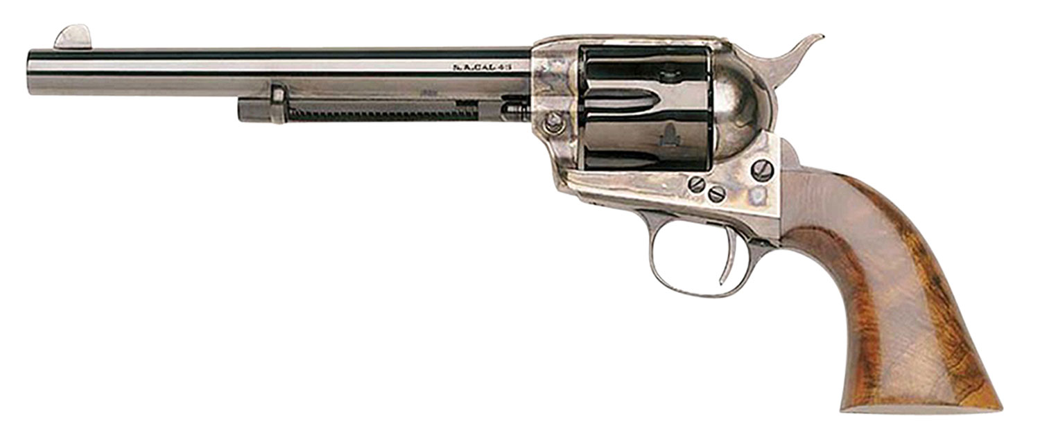 Taylors & Company 1873 Cattleman Finish Standard 7.5" .45 LC Revolver, Case Hardened - 702A - Taylors And Company