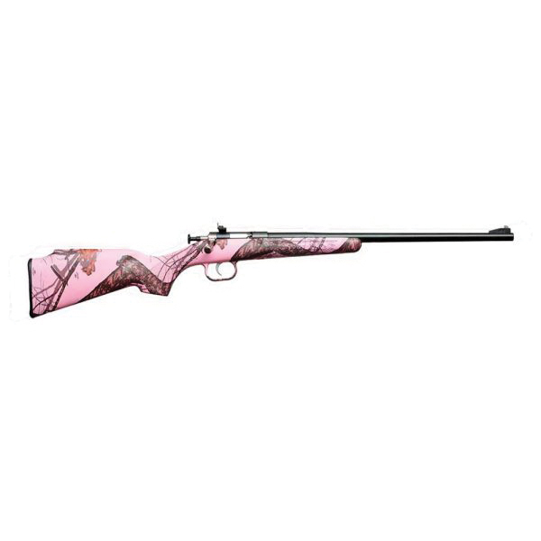 Keystone Sporting Arms Crickett/Hydrodipped Synthetic .22lr Bolt Action Rifle, MO Pink Blaze - KSA2161 - Keystone