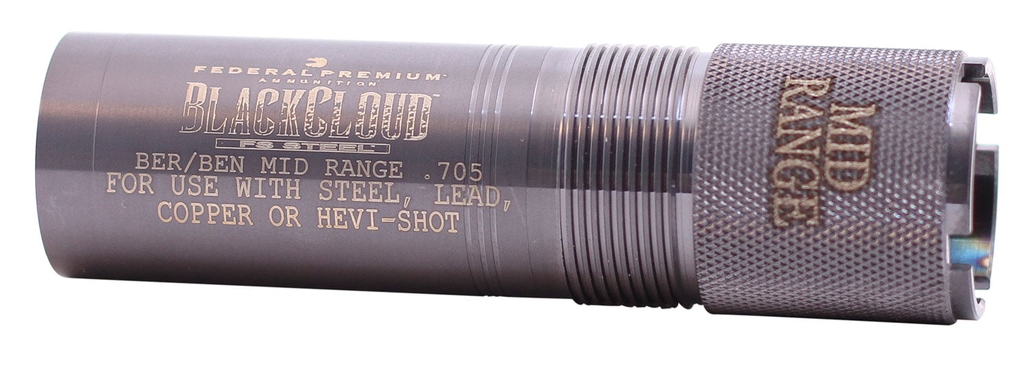 Carlson's Choke Tubes Mobil Black Cloud 12 Gauge Mid Range Beretta Benelli Waterfowl Choke Tube, Titanium Coated - 9002 - Carlson's Choke Tubes