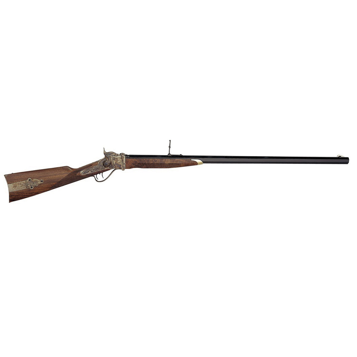 Taylors & Company 1874 Sharps Down Under Sport .45-70 Falling Block Rifle, Brown - S789.457 - Taylors And Company