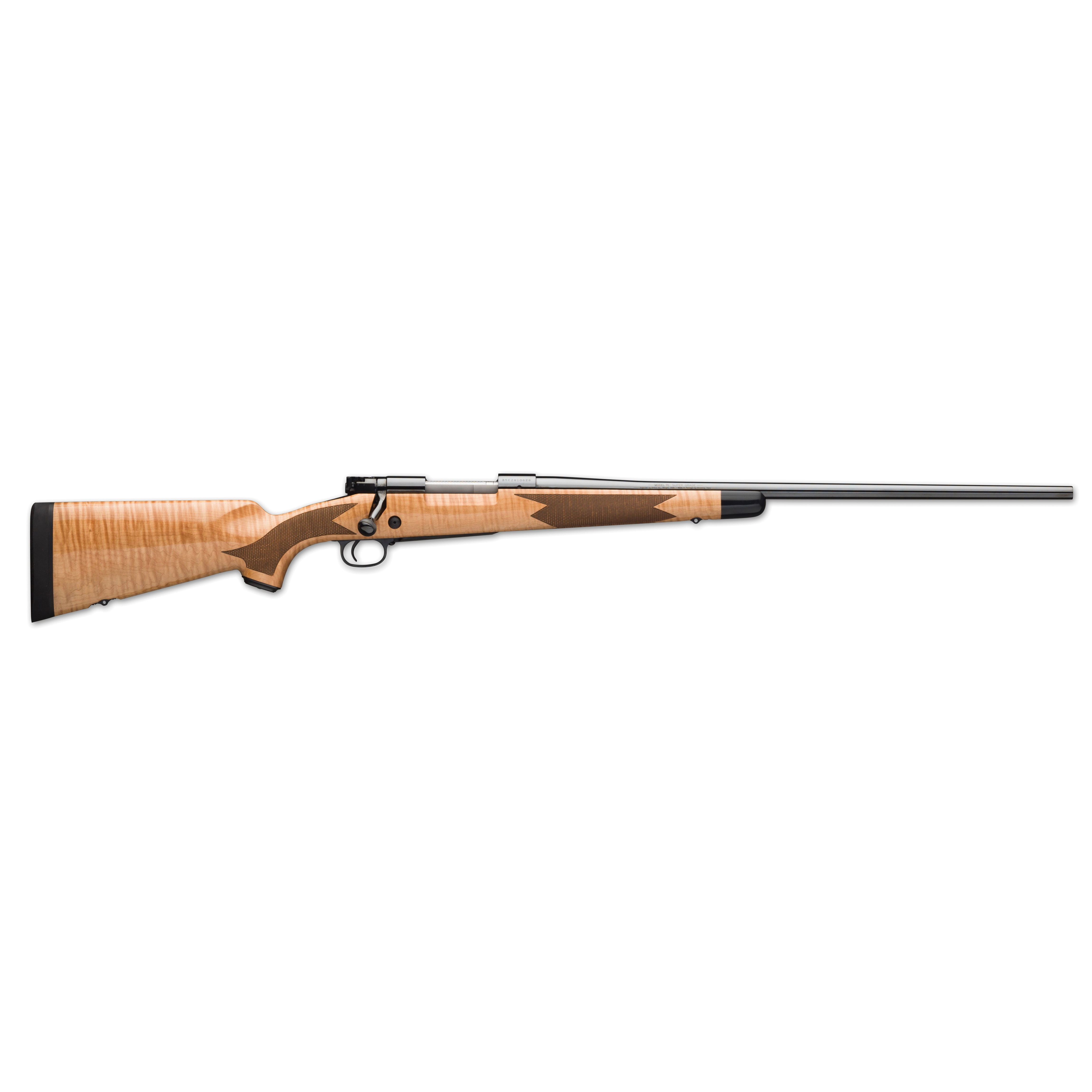 Winchester 70 Super Grade Maple .270 Win Bolt Action Rifle, Gloss - 535218226 - Winchester