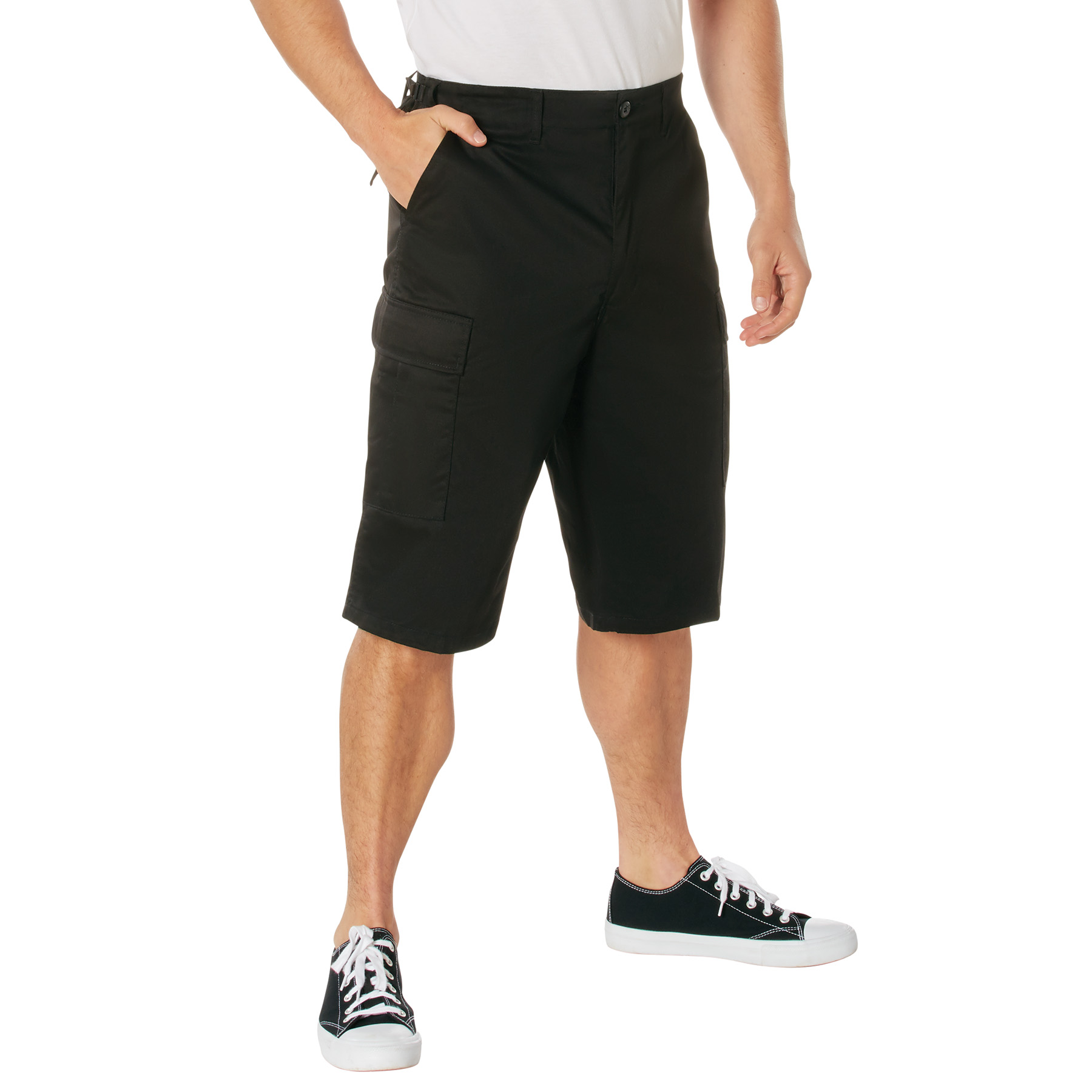 Rothco Rothco Long Length Bdu Shorts - Black, 3X-Large