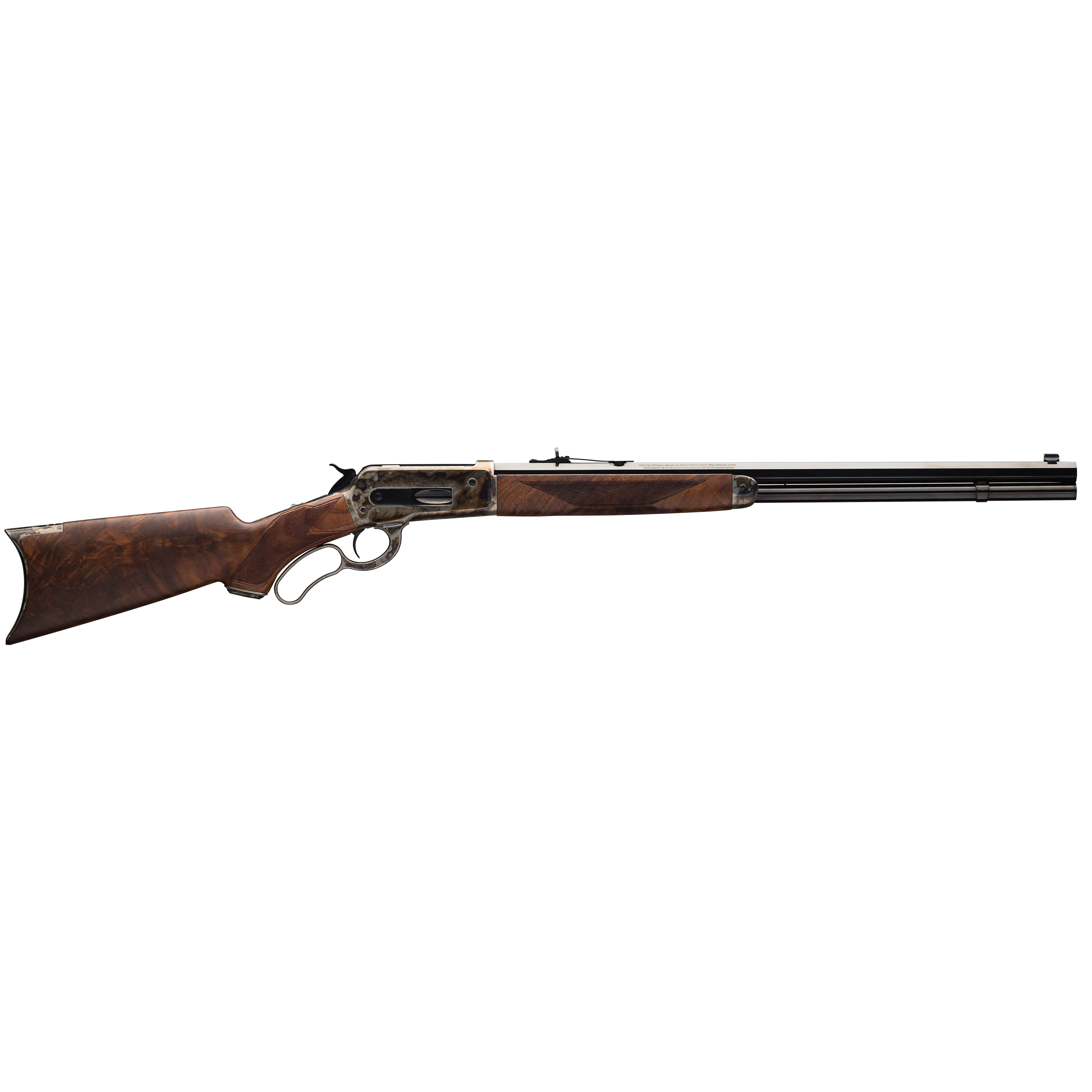 Winchester 1886 Deluxe Case Hardened .45-70 Lever Action Rifle, Satin - 534227142 - Winchester