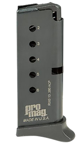 ProMag 6 Round .380 ACP Ruger LCP Detachable Magazine, Blue - RUG 13 - Promag