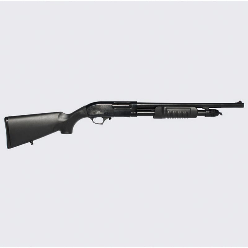 Iver Johnson Arms 18.5" 12 Gauge Shotgun 3" Pump Action, Blk - PAS12 - Iver Johnson Arms