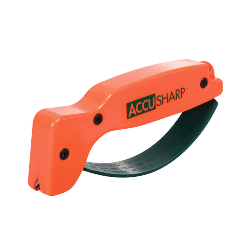 AccuSharp Knife and Tool Sharpener, Orange Handle - 014C - Accusharp