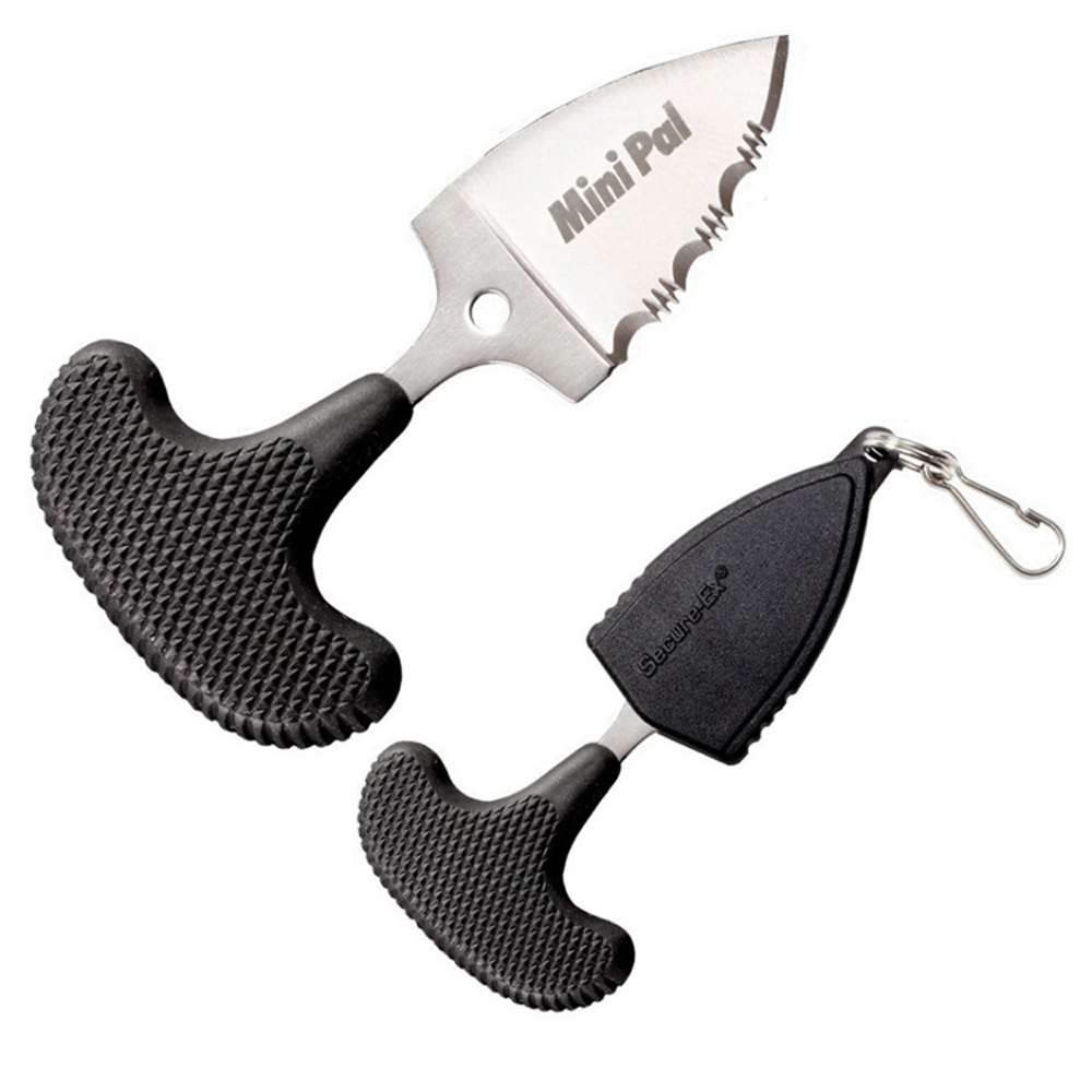 Cold Steel Mini Pal Drop Point Fixed Knife, 1", Black - 43NS - Cold Steel