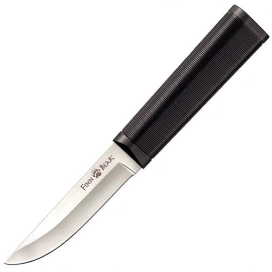 Cold Steel Finn Bear Straightback Fixed Knife, 4", Black - 20PC - Cold Steel