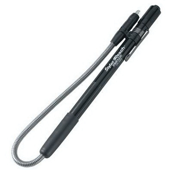 Streamlight Stylus Reach 11 lm White LED Water-Resistant Flexible Inspection Penlight, Black - 65618 - Streamlight