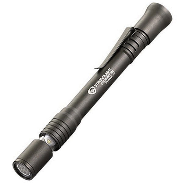 Streamlight Stylus Pro 360 65 lm White C4 LED Water-Resistant Flexible Inspection Penlight/Lantern Combo, Black - 66218 - Streamlight