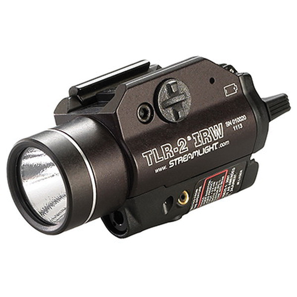 Streamlight TLR-2 IRW 300 lm C4 LED Water-Resistant Tactical Weapons Light w/ Integrated Infrared Laser and Strobe, Black - 69165 - Streamlight