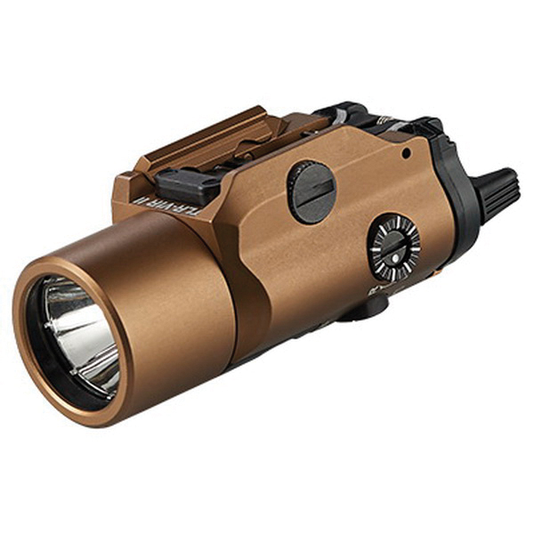 Streamlight TLR-VIR II 300 lm LED Waterproof Weapon Light w/ Infrared LED/Laser, Coyote Brown - 69191 - Streamlight