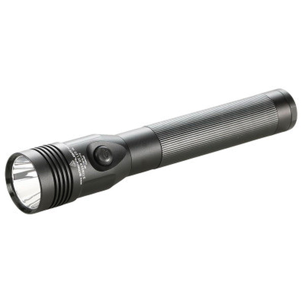 Streamlight Stinger DS LED HL 120 VAC 800/400/200 lm LED High Lumen Rechargeable Water-Resistant Dual Switch Flashlight Torch w/ Smart Charger, Black - 75455 - Streamlight