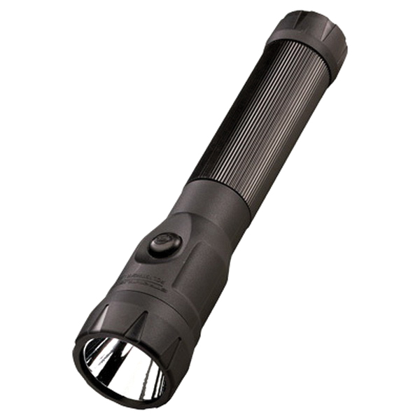 Streamlight PolyStinger 120 VAC 485/240/120 lm LED Rechargeable Multi-Mode Water-Resistant Flashlight w/ Smart Charger, Black - 76111 - Streamlight