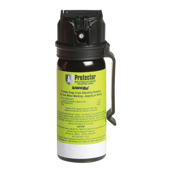 Sabre Protector Dog Spray w/ Belt Clip, 1.8 oz - SRP-MK3