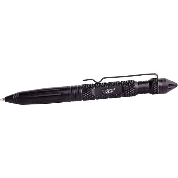 CampCo Aircraft Aluminum Defender Tactical Pen, 6" L, Black - UZITACPEN6BK - Uzi Accessories
