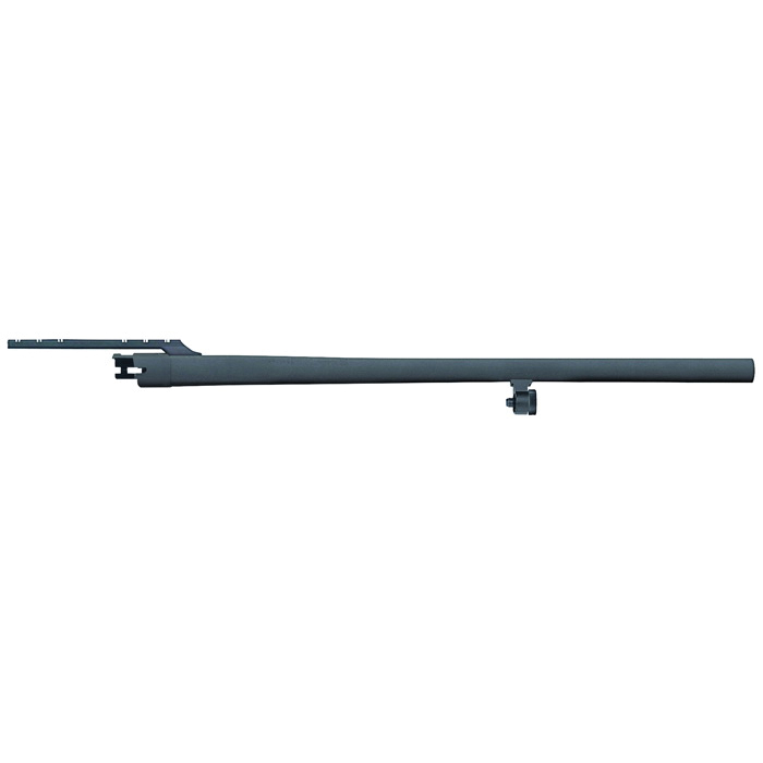 Mossberg 12 Gauge 24" Integral Scope Base/Cantilever Slug Barrel for Mossberg 500, Maverick 88 6-Shot Shotgun, Matte Blue - 92256 - Mossberg