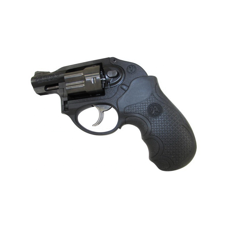 Pachmayr Diamond Pro Grip w/ Finger Grooves for Ruger LCR Revolver, Black - 02482 - Pachmayr