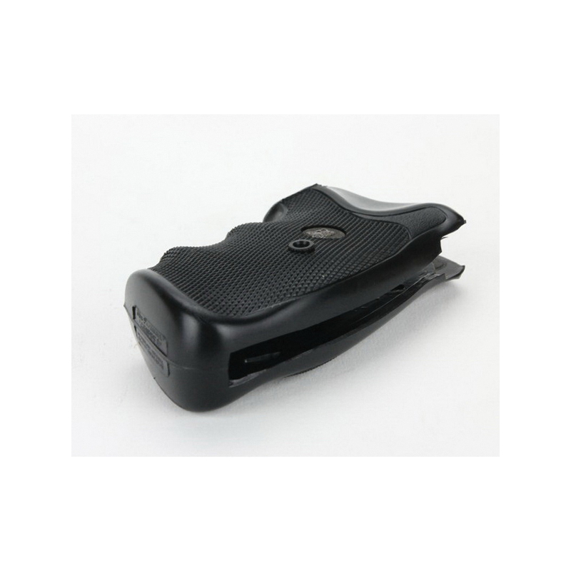 Pachmayr Gripper Professional Grip w/ Finger Grooves for Colt Office Police, Trooper Pistol, Black - 02529