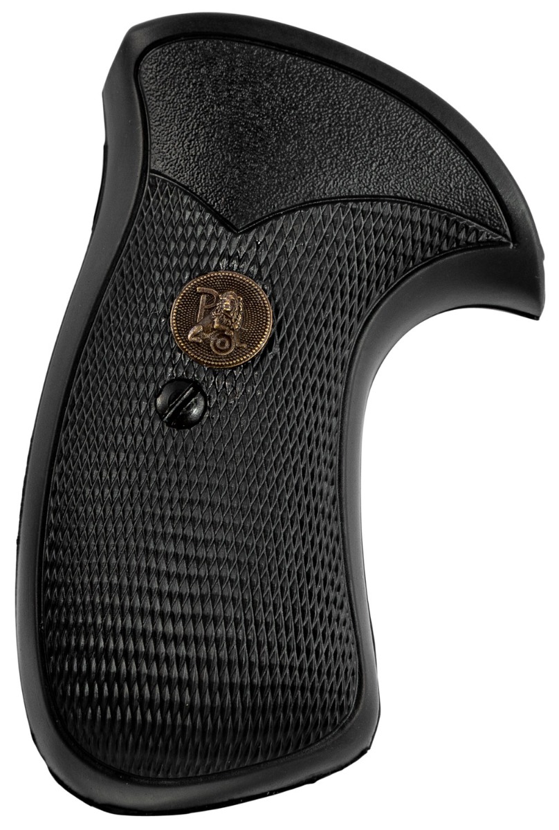 Pachmayr Compac Grip for S&W All K/L Frame Round Butt Revolver, Black - 03270 - Pachmayr