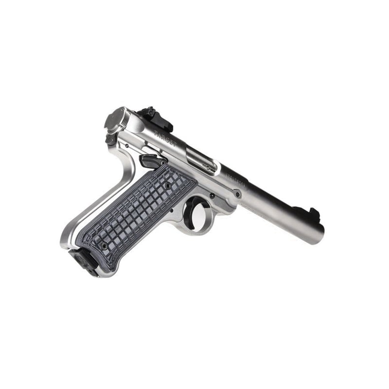Pachmayr G10 Tactical Grappler Grip Panel for Ruger Mark IV Pistol, Black/Gray - 61075 - Pachmayr