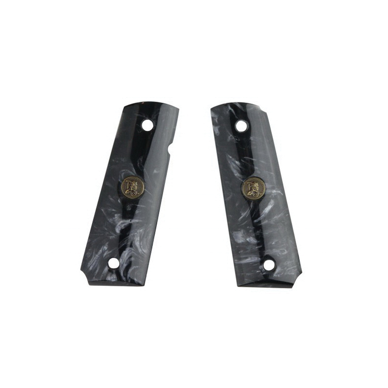 Pachmayr Custom Brilliant Grip for 1911 Pistol, Black Pearl - 62000 - Pachmayr