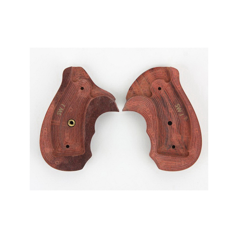 Pachmayr Renegade Checkered Grip for S&W J Frame Round Butt Revolver, Rosewood - 63000 - Pachmayr