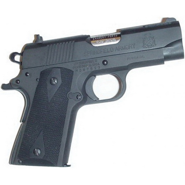Pearce Grip Side Panel Grip for 1911 Compact Pistol, Black - PG-OM2 - Pearce Grip