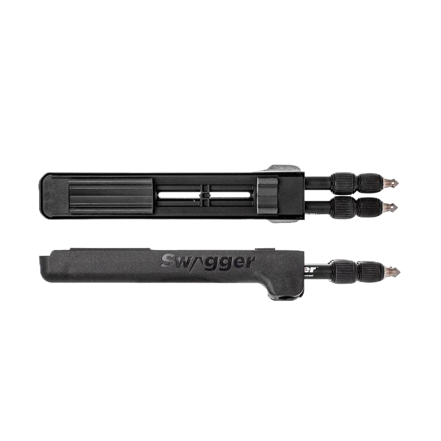 Swagger Bipods Hunter29 Multi-Surface Feet Bipod, 6.75" to 29" H - SWAG-BP-HT29 - Swagger Bipods