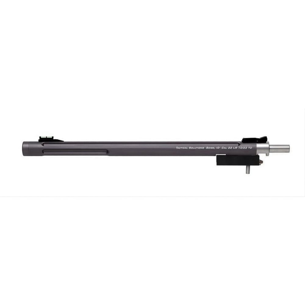 Tactical Solutions X-Ring Takedown .22lr 16.5" Fiber Optic Front Fully Adjustable Rear Sight Barrel, Gun Metal Gray - 1022TD-GMG - Tactical Solutions