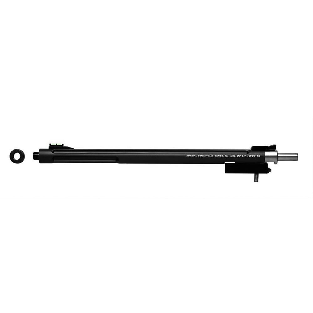Tactical Solutions X-Ring Takedown .22lr 16.5" Fiber Optic Front Fully Adjustable Rear Sight Barrel, Matte Black - 1022TD-MB - Tactical Solutions