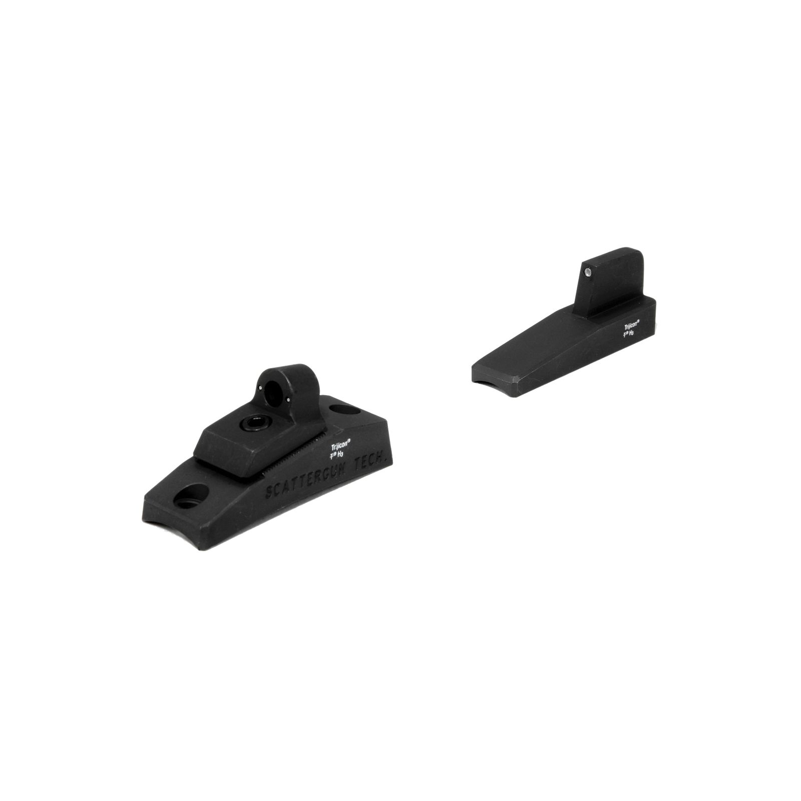 Trijicon Bright & Tough Front/Adjustable Ghost Ring Rear 3-Dot Night Sight Set for Remington 870/1100/1187 Shotguns - 600323 - Trijicon