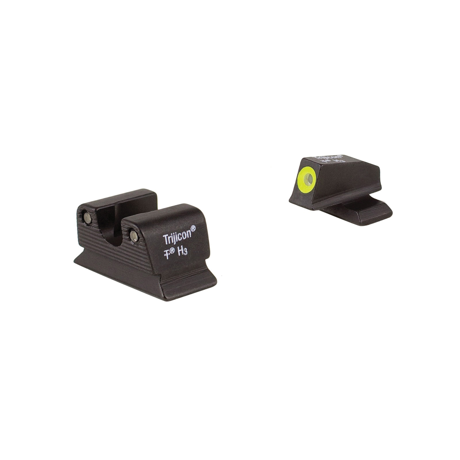 Trijicon HD Night Sight Set for Beretta PX4 Pistols, Green with Yellow Outline Front/Green with Black Outline Rear - 600625 - Trijicon