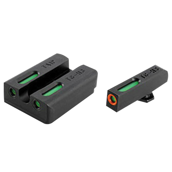TruGlo Brite-Site TFX Pro Front/Rear Day/Night Sight Set for Taurus Mil/Slim Pistol - TG13TA2PC - Truglo