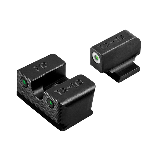 TruGlo Tritium Pro Front/Rear Night Sight Set for FNH FNP-9 and FNX-9 Compact Handguns - TG231F1W - Truglo
